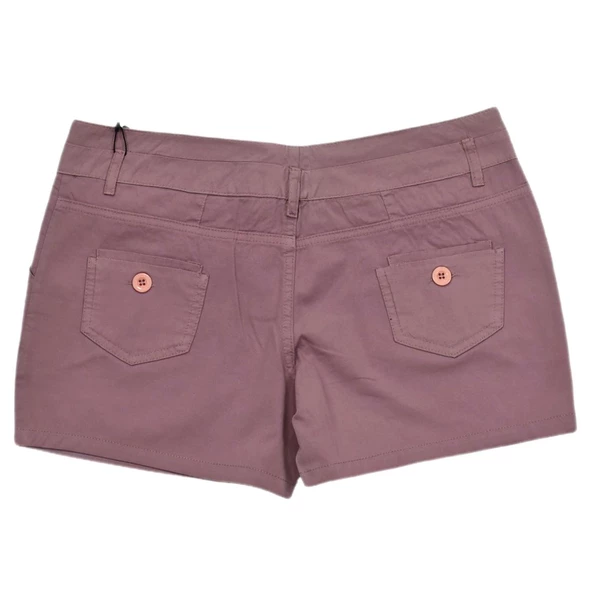 Kadın Kanvas Şort  BRG-111249 - Resim 7