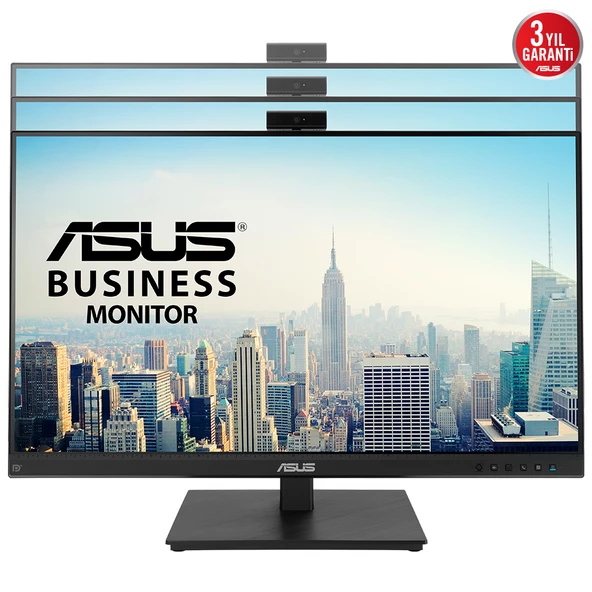 ASUS BE279QSK 27 IPS WEBCAM 1920x1080 5ms 250cd DP HDMI VGA USB Hoparlör VESA 3YIL ÇERÇEVESIZ,FLICKER-FREE,DUSUK MAVI ISIK,PIVOT, VIDEO KONFERANS MONITÖR - Resim 3