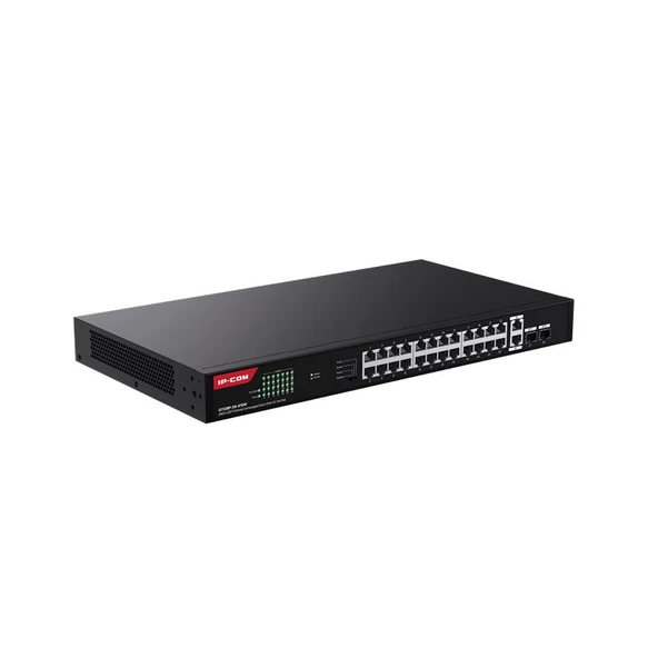 IP-COM G1128-24-410W 24 PORT GIGABIT +2XGB RJ45/SFP UPLINK 370W POE RACKMOUNT SWITCH - 3