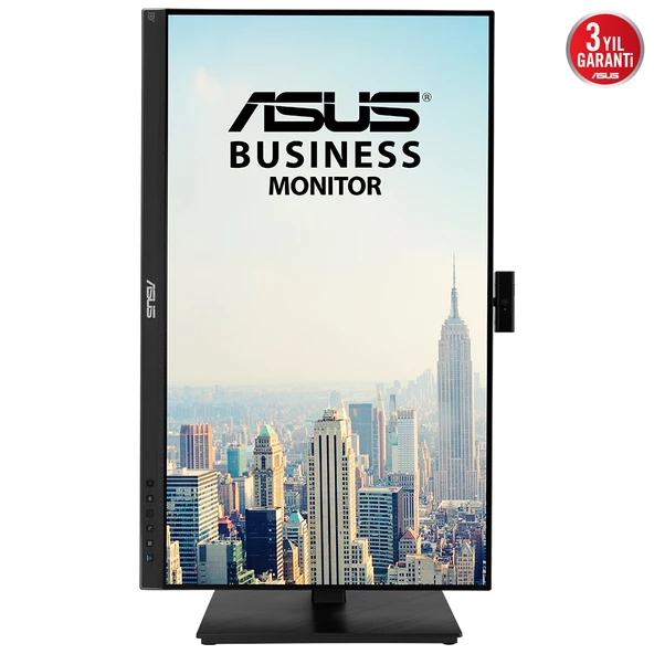 ASUS BE279QSK 27 IPS WEBCAM 1920x1080 5ms 250cd DP HDMI VGA USB Hoparlör VESA 3YIL ÇERÇEVESIZ,FLICKER-FREE,DUSUK MAVI ISIK,PIVOT, VIDEO KONFERANS MONITÖR - Resim 4