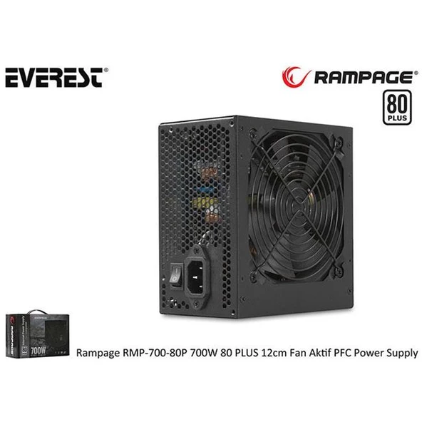 RAMPAGE RMP-700-80P 12 CM 80 PLUS POWER 700W - 3