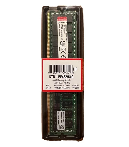 KINGSTON Kingston KTD-PE432/64G DDR4 3200MT/s ECC - Resim 3