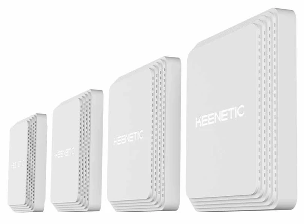 KEENETIC AC1300 Mesh Wi-Fi 5 PoE Router/Extender/AP 2-Port Gigabit 4-Pack