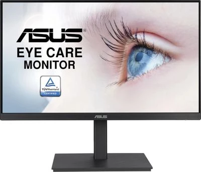 ASUS VA27EQSB 27 IPS FREESYNC 1920x1080 5ms 75Hz 300cd DP HDMI VGA USB Hoparlör VESA 3YIL EYECARE FLICKER-FREE DUSUK MAVI ISIK PIVOT Monitör