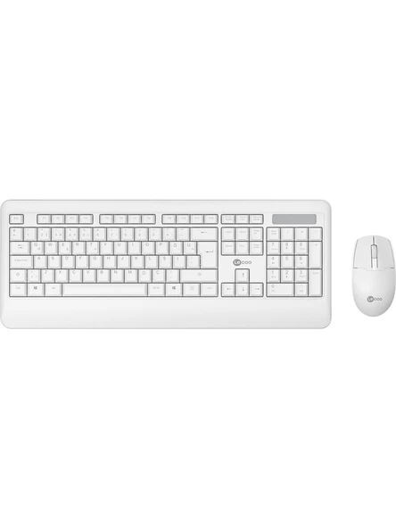 LECOO KW202 KABLOSUZ KLAVYE & MOUSE SET BEYAZ - Resim 2