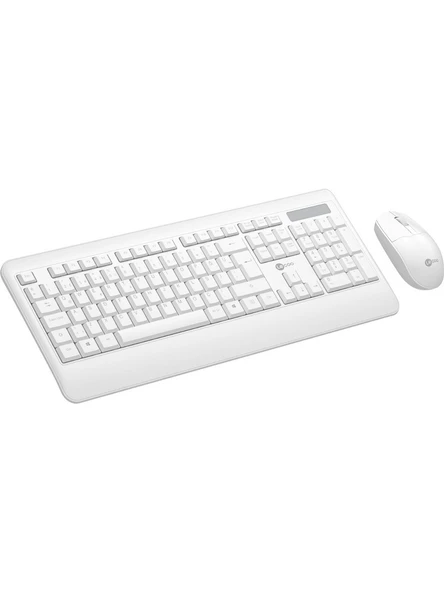 LECOO KW202 KABLOSUZ KLAVYE & MOUSE SET BEYAZ - Resim 3