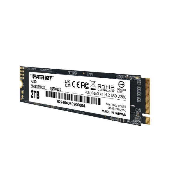 PATRIOT Patriot P320 2TB 3000/2200MB/s NVMe M.2 SSD Disk P320P2TBM28 - 2