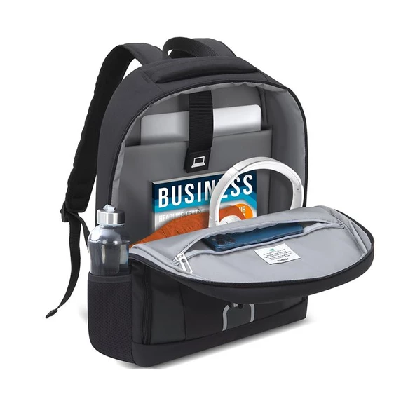 MACK MCE-1201 15.6" LUNA ECO NOTEBOOK SIRT ÇANTASI SIYAH - 3