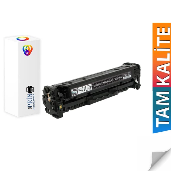 Hp 305A-Hp CE410A-Hp Colorlaserjet Pro 300 M375 Siyah Muadil Toner