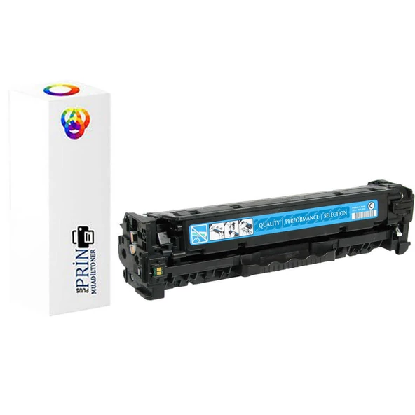 Hp 305A-Hp CE411A - Hp Colorlaserjet Pro 400 M451DW Mavi Uyumlu Muadil Toner - Resim 2