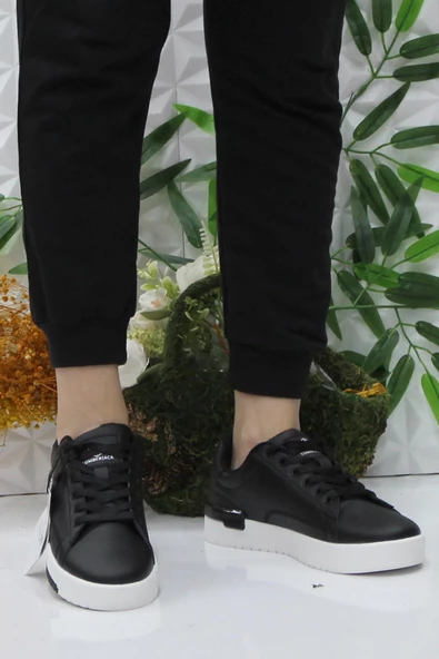 Lumberjack Esen Siyah Rahat Orijinal Ürün Sneaker Kadın Ayakkabı - Resim 2