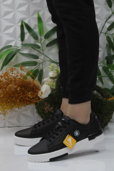 Lumberjack Esen Siyah Rahat Orijinal Ürün Sneaker Kadın Ayakkabı - Resim 3