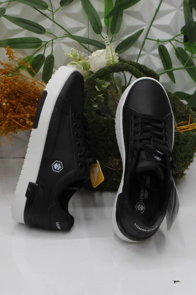 Lumberjack Esen Siyah Rahat Orijinal Ürün Sneaker Kadın Ayakkabı - Resim 5