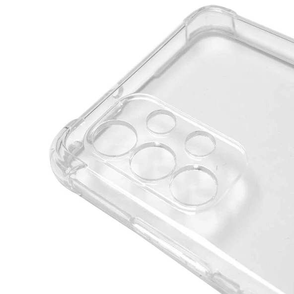 Samsung Galaxy A32 4G Kılıf Nitro Anti Shock Darbe Emici Köşe Korumalı Şeffaf Silikon Kapak - 3