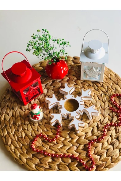 Yılbaşı Kartaneli Mumluk(tealight) - Resim 2