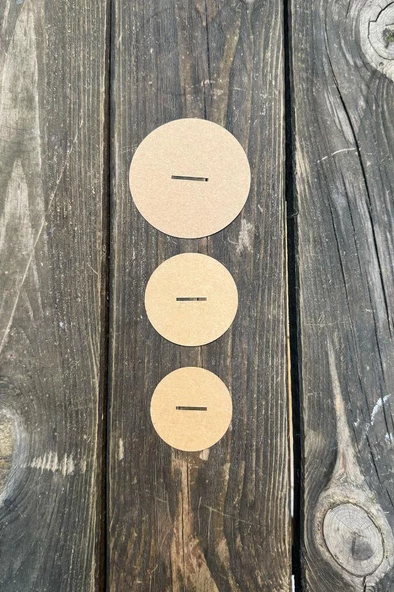 Mum Toz Kapakları 77mm Çap 25mm x 2 mm Fitil Boşluğu 50 Adet - Resim 2