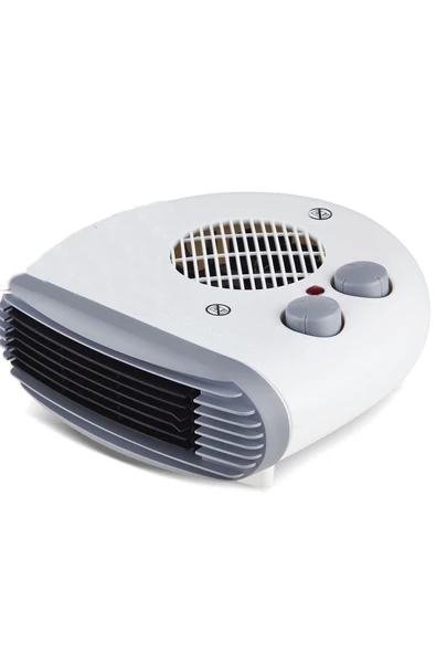 Yatay Fanlı Elektrikli Isıtıcı Termostatlı 3 Kademeli Turbo Fan - 2