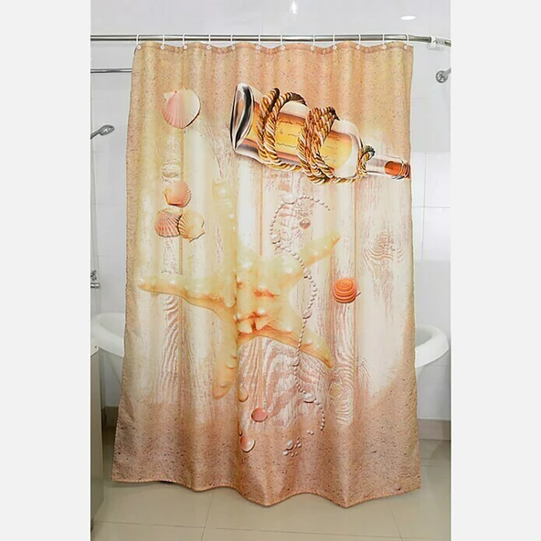 Venüs Duş Perdesi Sealife 180x200cm