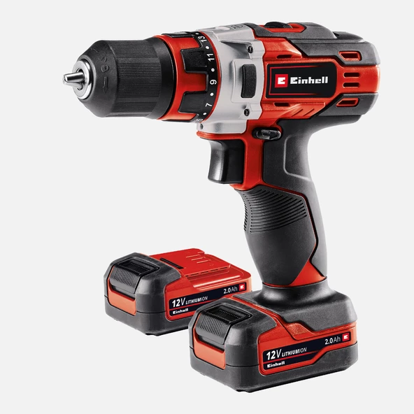 Einhell TE-CD12/1 Li 12V 2 Ah Li-ion Çift Akülü Darbeli Matkap