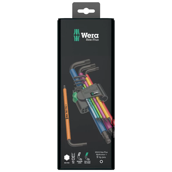 Wera Alyan Seti, 9 Parça Sw1,5-10 Renkli