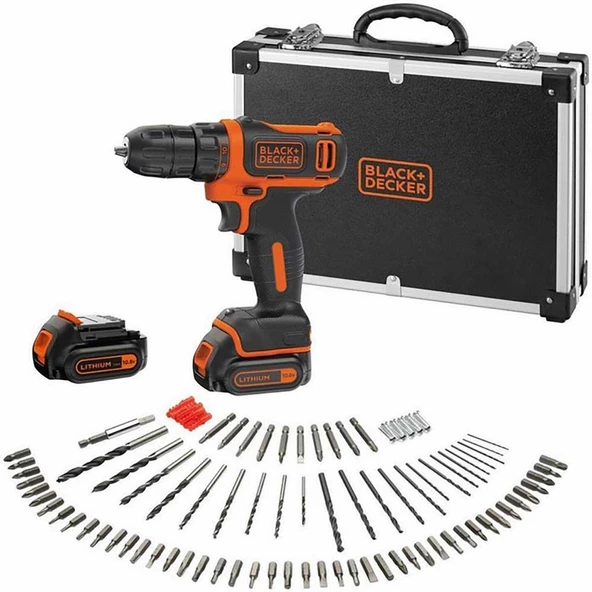 Black&Decker BDCDD12BAFC 10.8V 1.5 Ah Li-ion Darbesiz Şarjlı Vidalama