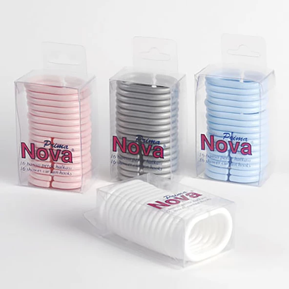 Primanova Perde Boru Halkası Plastik Beyaz