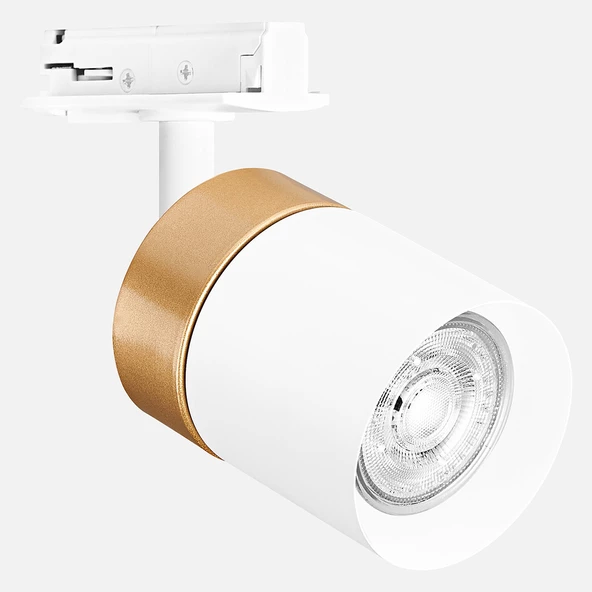 Ledvance Tracklight Cylinder GD WT GU10 Gold Ray Spot Beyaz