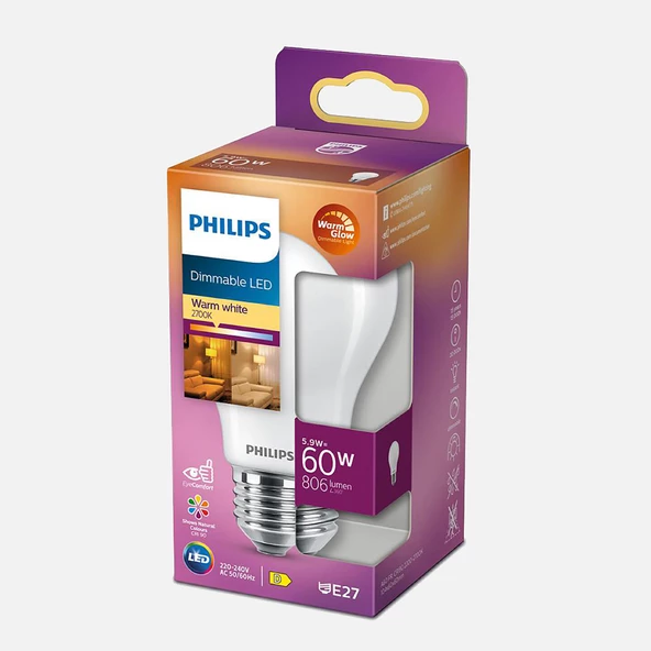 Philips Led Classic 60W A60 E27 Fr Ampul