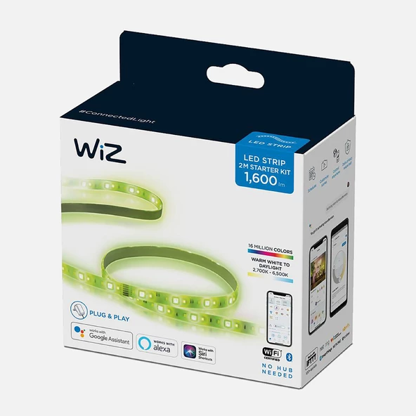 Philips Wiz Akıllı Led Şerit 2M 1600Lm Basl.Kiti