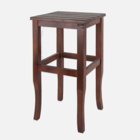 Hestia Ahşap Tabure Ceviz 60 cm