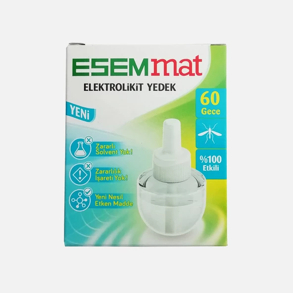 Esemmat Elektrolikit Yedek  60 Gece Etkili
