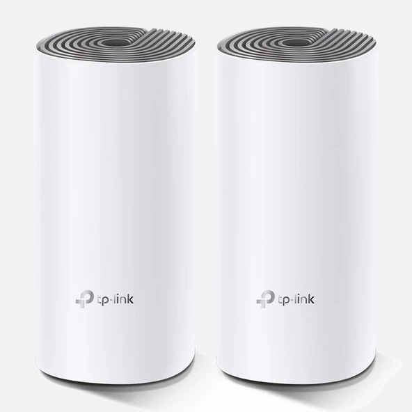 Tp-Link Deco E4 AC1200 Tüm Evi Kapsayan Mesh 2'li WiFi Sistemi - 1