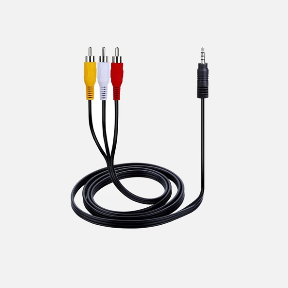 Tek-iş 3Rca / 3,5mm Stereo Aux Jak 1,5 metre