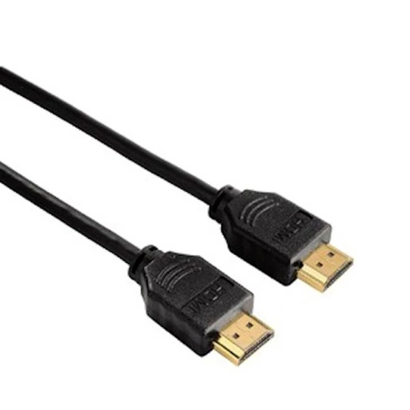 Hama HS HDMI Ethernet Altın Uç Siyah 1.5m