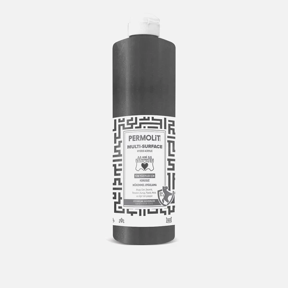Permolit 0,5 lt Akrilik Boya Antrasit Multi Surface Permolit - 1