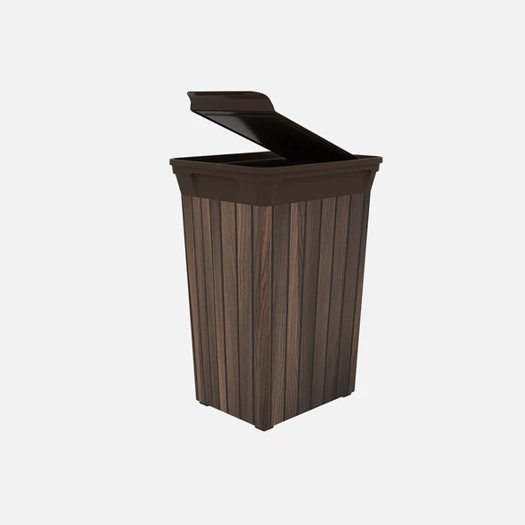 Qutu Q-Trash Çöp Kutusu Wood