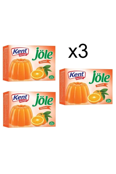 3 Adet Kent Boringer Jöle Portakal 85 G Ferahlatıcı Lezzet