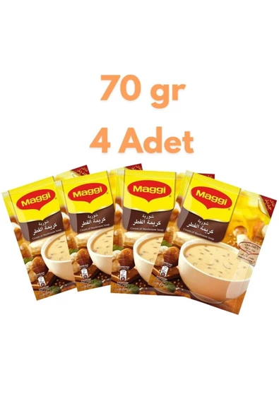 4 Kişilik Kremalı Mantar Çorbası 70g X 4 Adet - 2