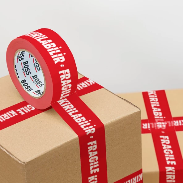 Boss Tape Dikkat Kırılır Uyarı Bandı