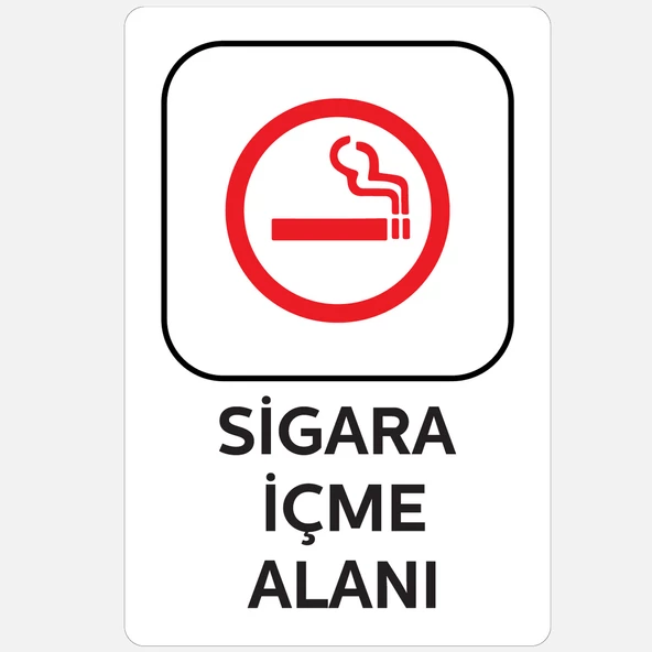 Ekstrafix Yul-431 25x35cm Sigara İçme Alanı