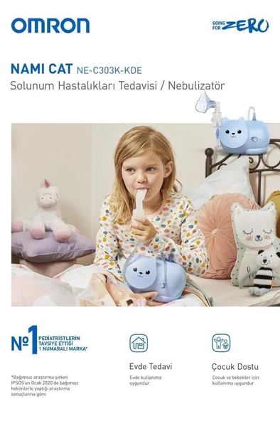 Omron Kompresörlü Nebulizatör Nami Cat NE-C303K-KDE - 2