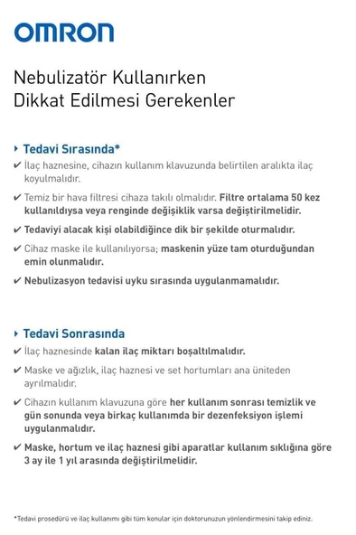 Omron Kompresörlü Nebulizatör Nami Cat NE-C303K-KDE - 6