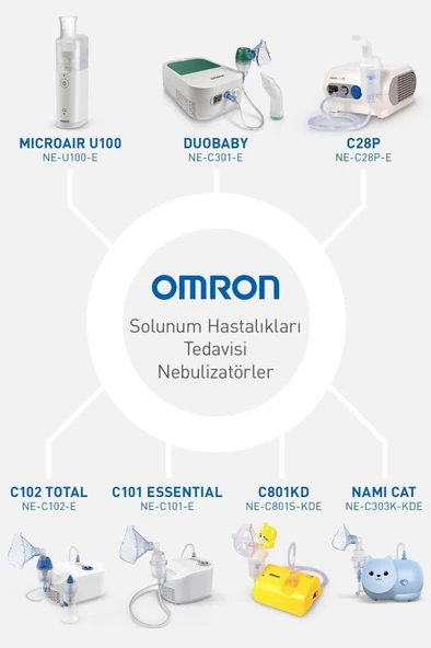 Omron Kompresörlü Nebulizatör Nami Cat NE-C303K-KDE - 4