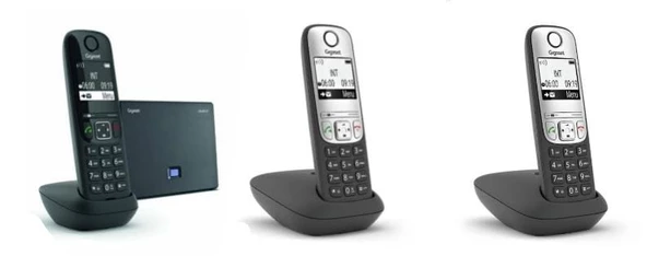 Gigaset AS690IP  A690 3 Dahili Telsiz Kablosuz Telefon Santrali