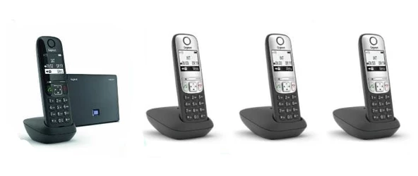 Gigaset AS690IP  A690 4 Dahili Telsiz Kablosuz Telefon Santrali