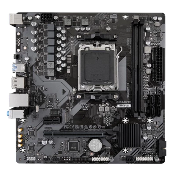 GIGABYTE A620M-H DDR5 6400MHZ 1XHDMI 1XDP 1XM.2 USB3.2 AM5 MATX (AMD 7000,8000 VE 9000 SERİ CPU UYUM - 3