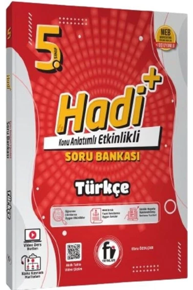 Fi Yayınları 5. Sınıf Hadi Türkçe Konu Anlatımlı Etkinlikli Soru Bankası ürün görseli 1