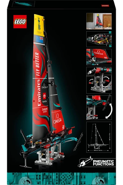 ® Technic Emirates Team New Zealand AC75 Yat 42174 - Yetişkinler için  Yapım Seti (962 Parça) - 3