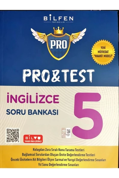 Bilfen 5. Sınıf Protest İngilizce Soru Bankası Yeni Müfredat