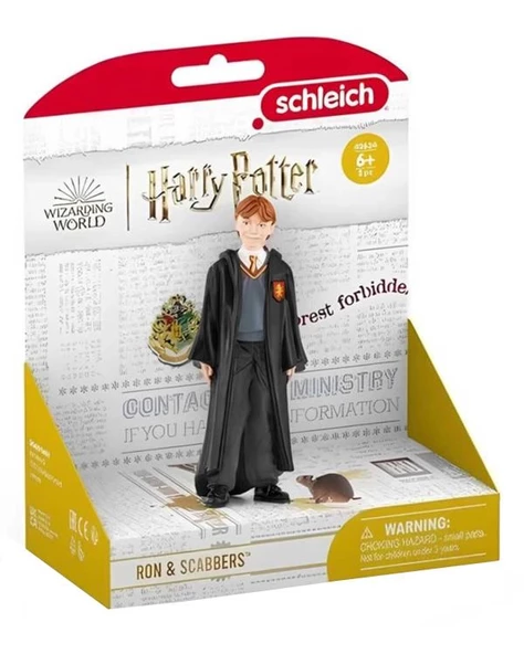 Schleich Harry Potter Büyücülük Dünyası Mini Figür Ron Weasley ve Scabbers 42634